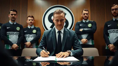 Hannover 96 Kapitän auf dem Weg zu Borussia Mönchengladbach
